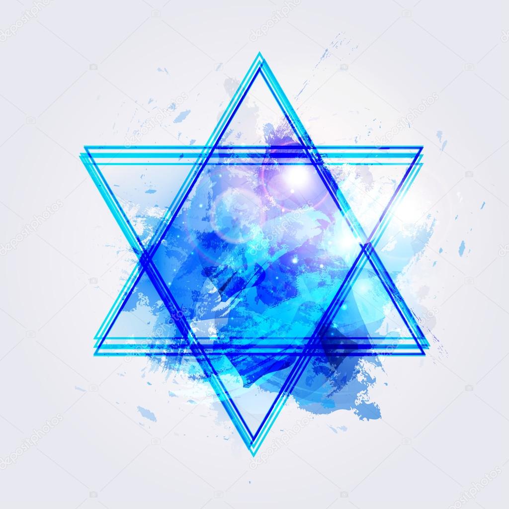 pained star of David