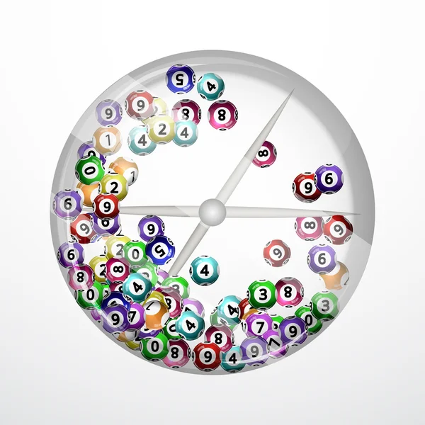 Boules de loterie colorées — Image vectorielle