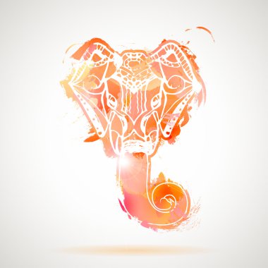 suluboya fil Head - Ganesha