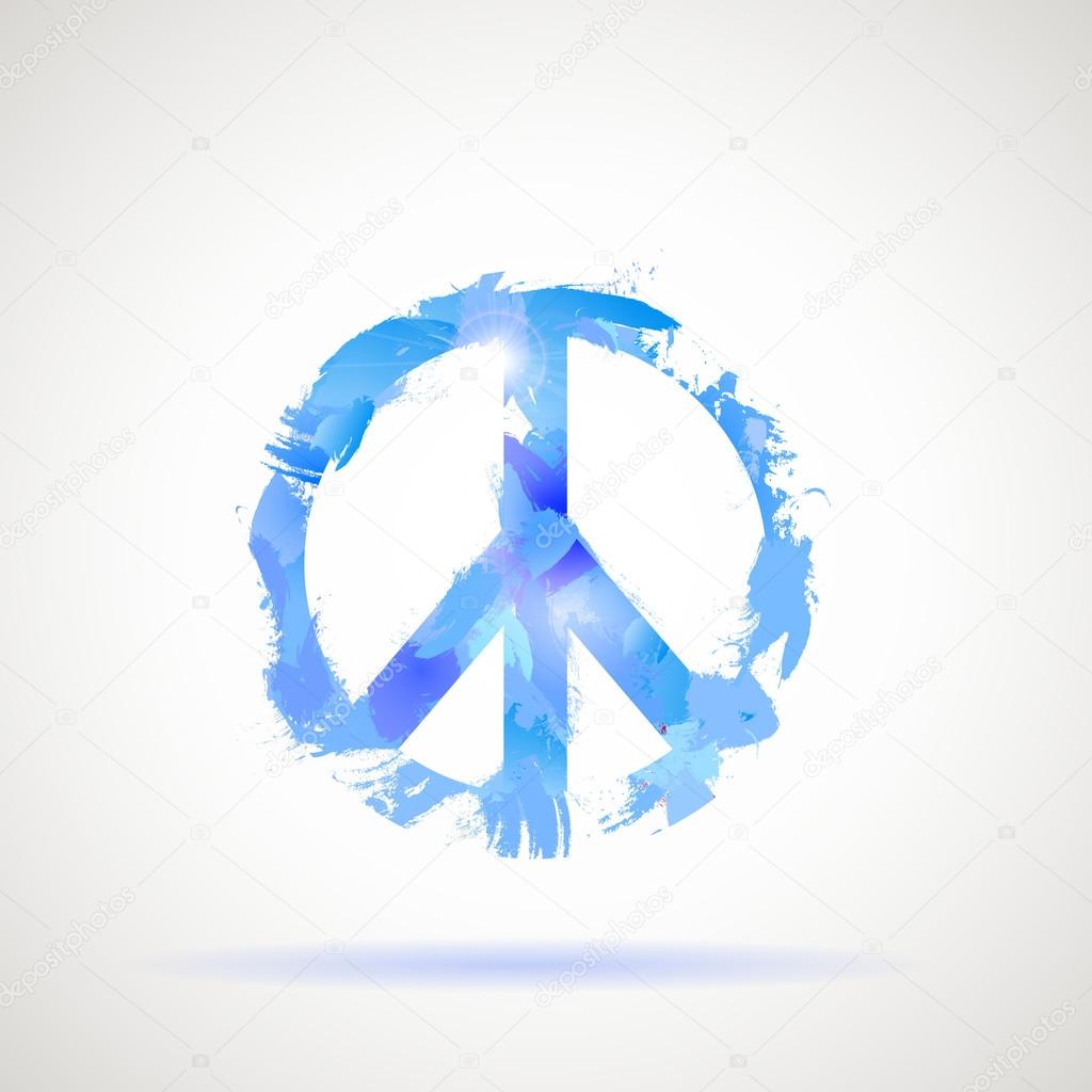 Peace Hippie Symbol.