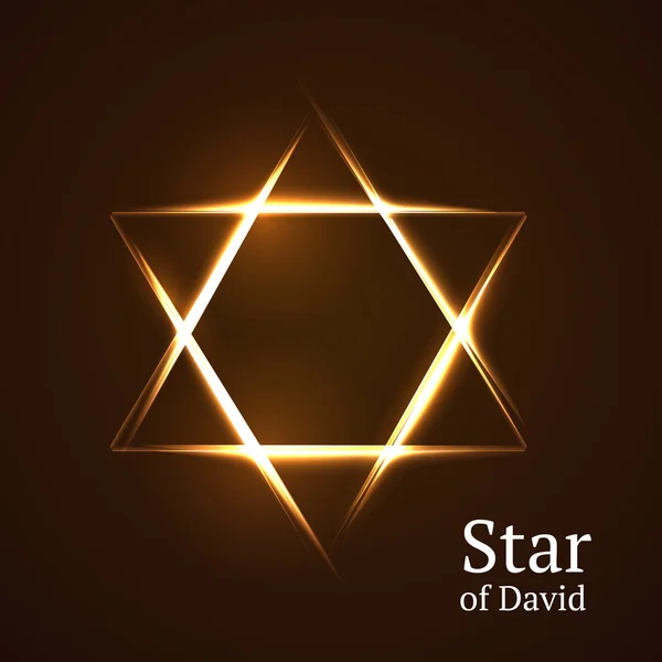 Star of David background — Stock Vector
