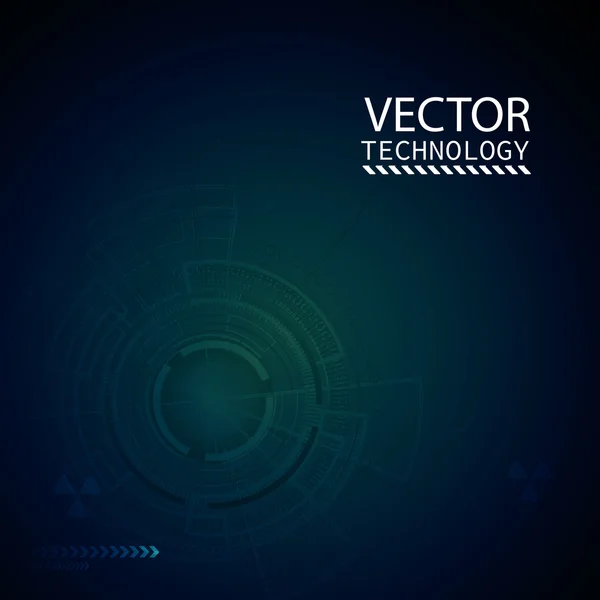 Koncepce technické zázemí — Stockový vektor