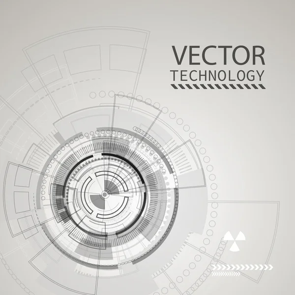 Concetto Sfondo tecnologico — Vettoriale Stock