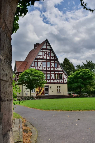 Radnice v Gieselwerder der Weser — Stock fotografie