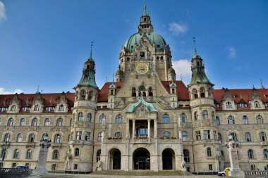 Das Rathaus von Hannover Niedersachsen