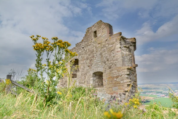 Der desenberg mit der burgruine — Stockfoto