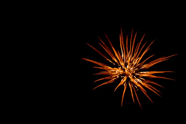 Fogos de artifício à noite — Fotografia de Stock