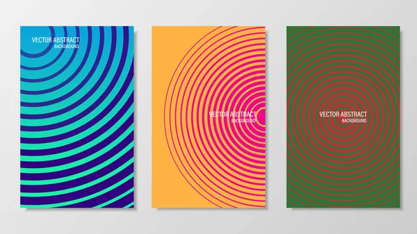 Des Dégradés Demi Tons Colorés Futurs Motifs Géométriques Couvre Design — Image vectorielle