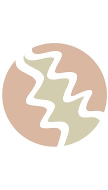 Boho vurgu kapağı, bohem sosyal medya vurgusu, pastel renkler soyut sanat