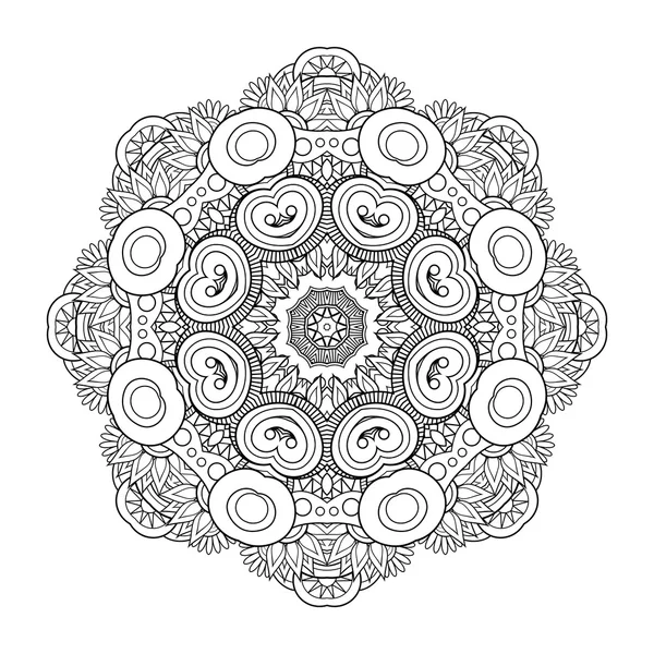 Vector hermoso deco mandala — Vector de stock