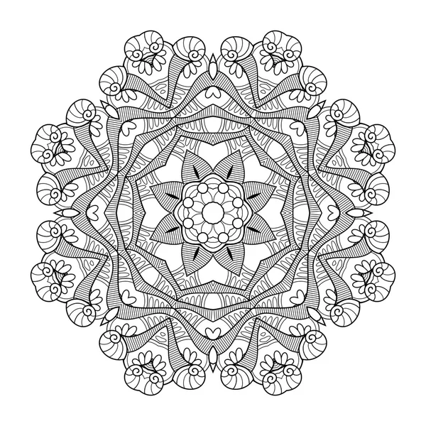 Vektor schöne Deko-Mandala — Stockvektor