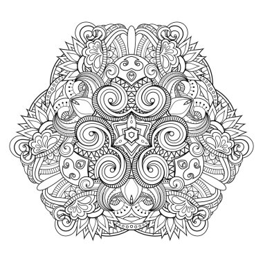 Vektör güzel Deco üçgen