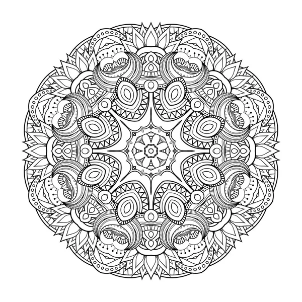 Vettore Bella Deco Mandala — Vettoriale Stock