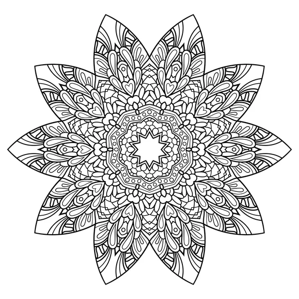 Vecteur Belle Déco Mandala — Image vectorielle