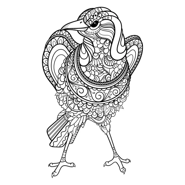 Vektör kabile dekoratif Magpie