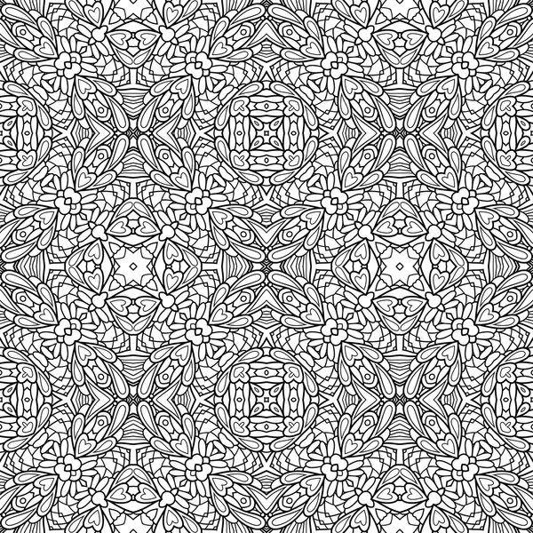 Patrón abstracto vectorial monocromo — Vector de stock