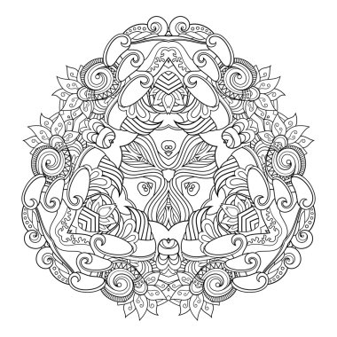 Vektör güzel Deco üçgen