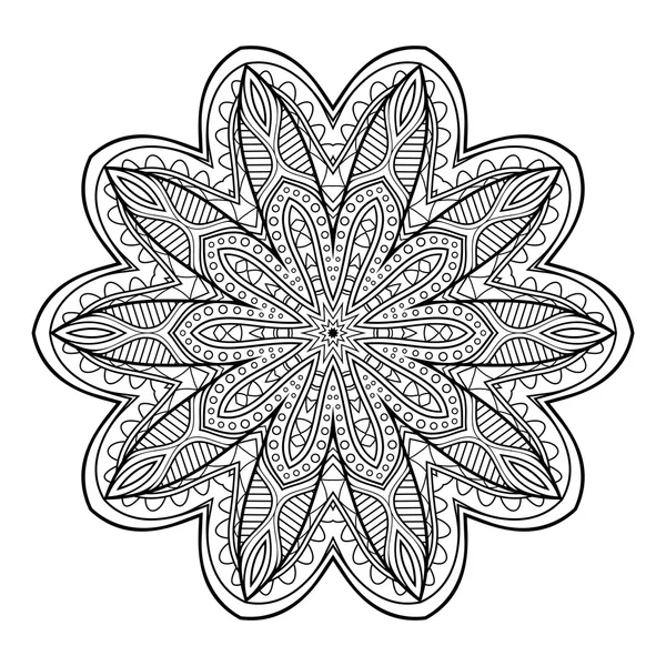 Vector hermoso deco mandala — Vector de stock