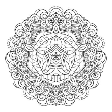 Vektör güzel Deco yıldız