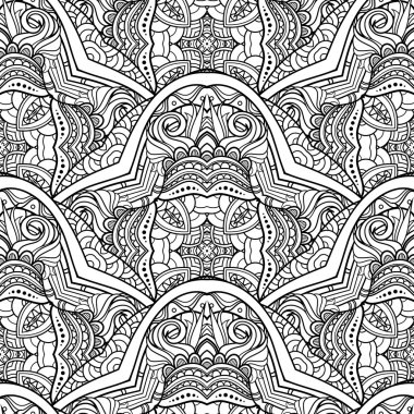 Vektör Dikişsiz tek renkli desen boyama