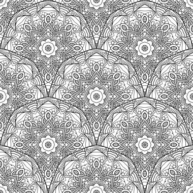 Vektör Dikişsiz tek renkli desen boyama