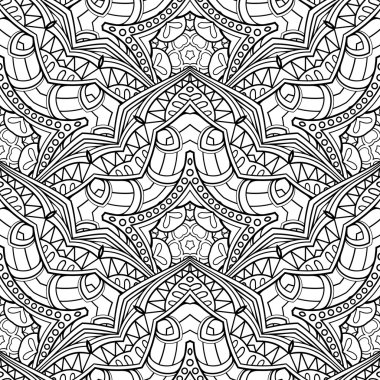 Vektör Dikişsiz tek renkli desen boyama