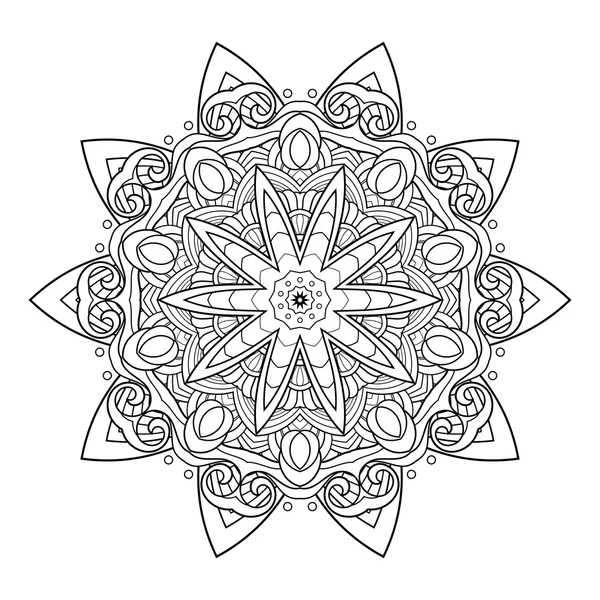 Vector hermoso deco mandala — Archivo Imágenes Vectoriales