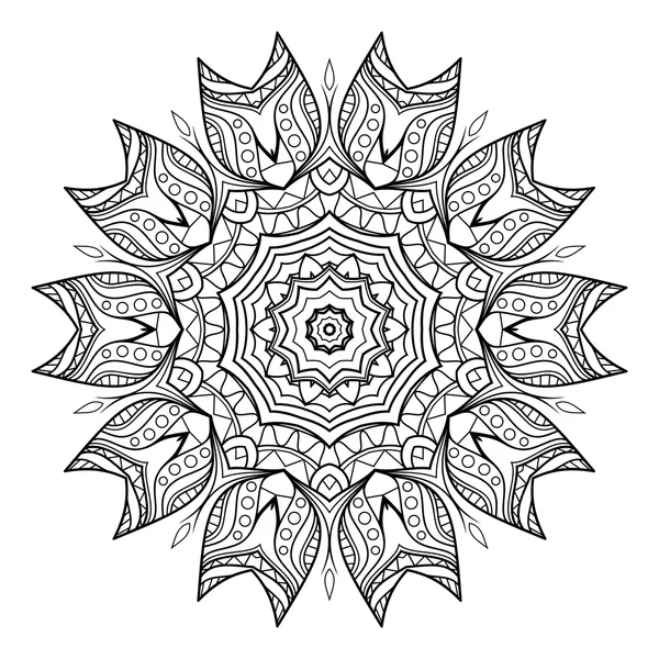 Vektorové krásný Deco Mandala — Stockový vektor