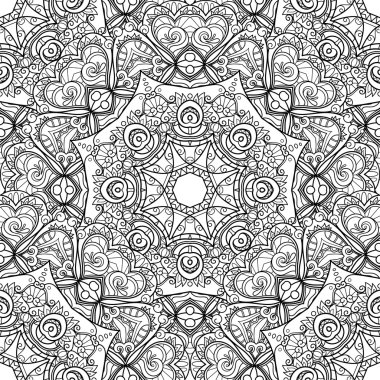 Vektör Dikişsiz tek renkli desen boyama