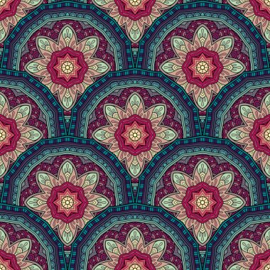 Vektör Dikişsiz renkli desen tasarım için