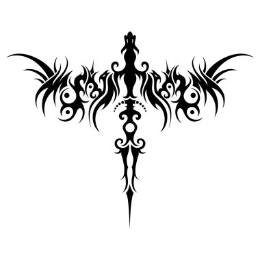 Vektör Tribal ejderha
