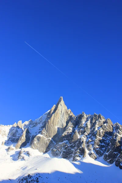 Aiguille du Dru (o les Drus ). — Foto Stock