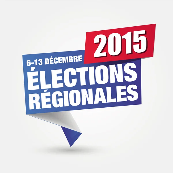 Elections régionales 2015 en França — Fotografia de Stock