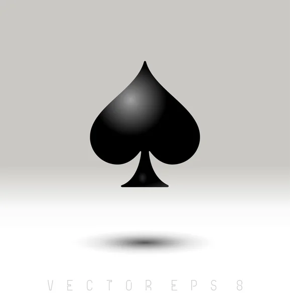 Symbol "spades" for playing cards Vector Graphics