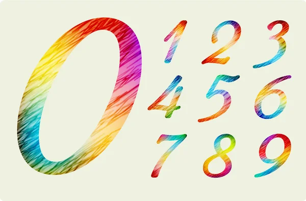 Joyful 3d Bright numbers — Stock Photo, Image
