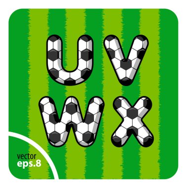Futbol harf u, v, w, x