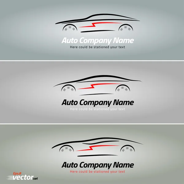 Projektowanie logo samochodu — Wektor stockowy