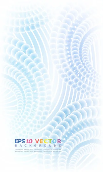 抽象的なブルーの同心円 — ストックベクタ