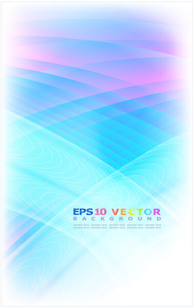 Abstract Blue waves background