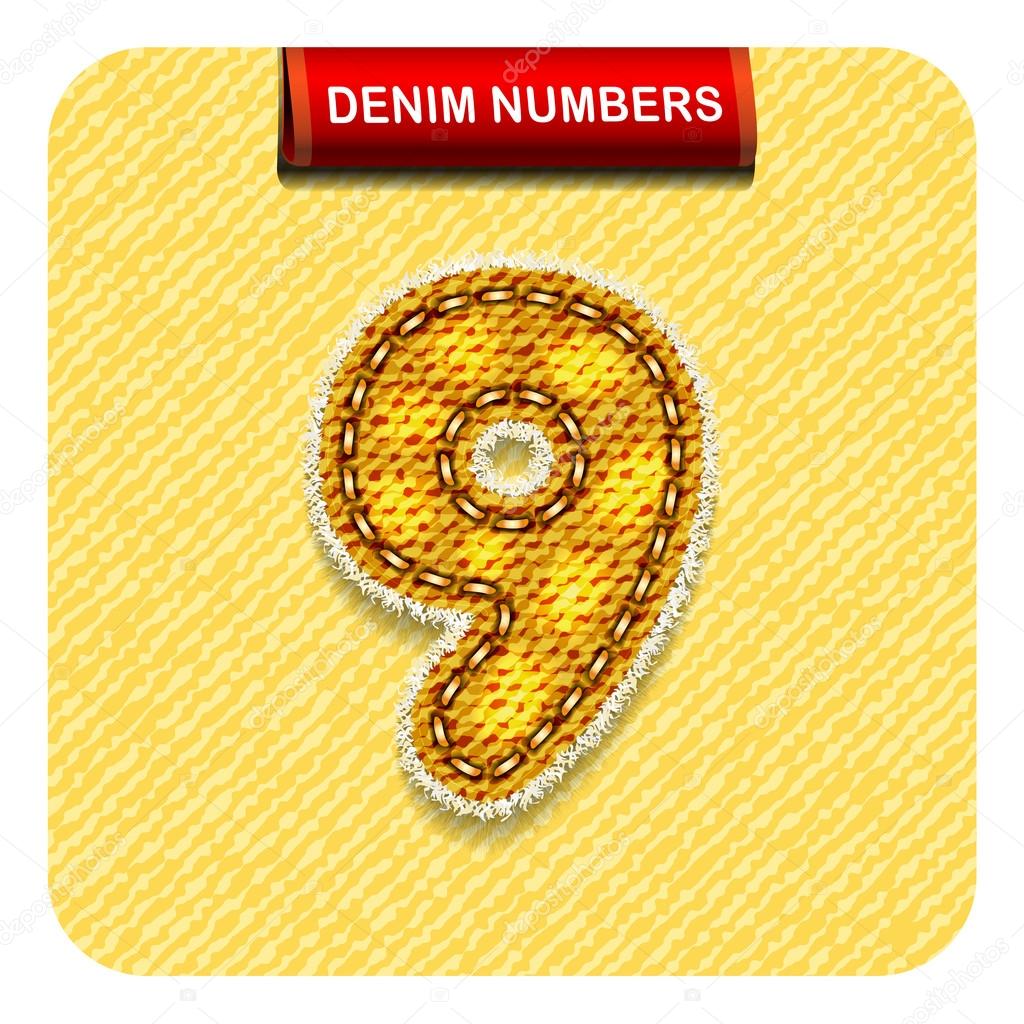 yellow color denim number 