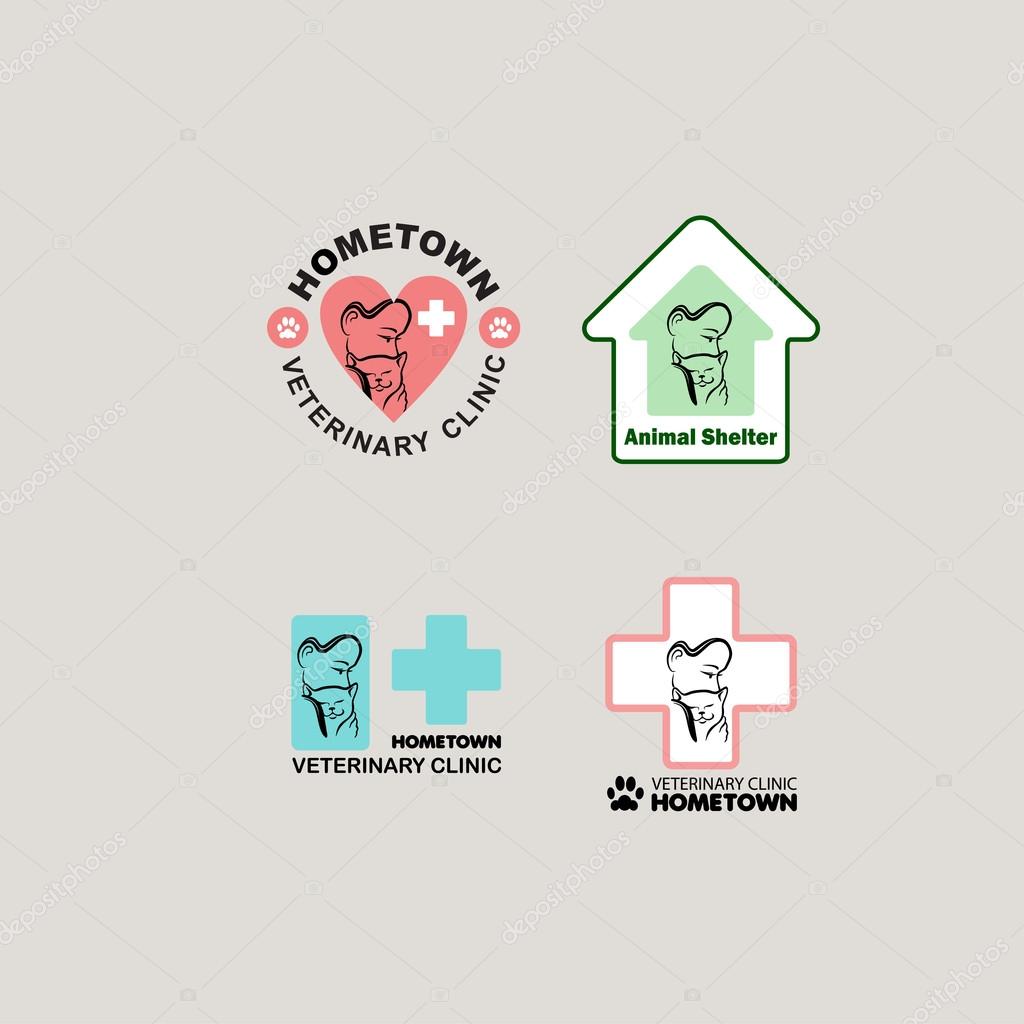 Download Symbols animal shelters and veterinary clinics — Stock Vector © Mr.Master #73203943