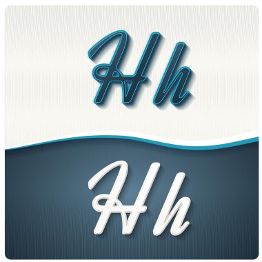 Büyük ve küçük harfleri H, h