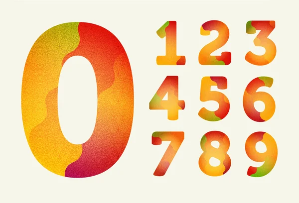 Joyful Bright numbers — Stock Photo, Image