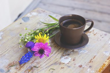 Çiçekli kokulu kahve