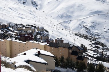 Sierra Nevada, karlı Aralık, Granada