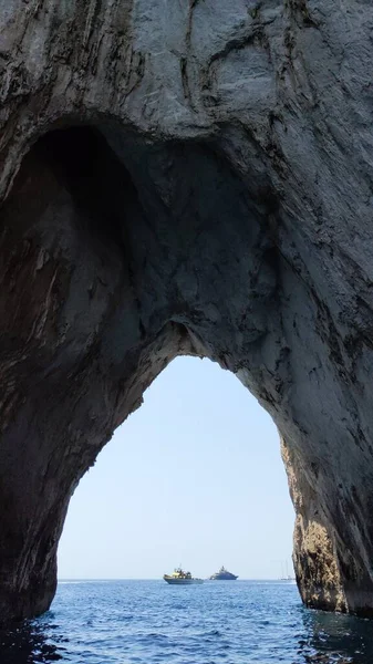 Estrada Para Grotta Azzurra — Fotografia de Stock