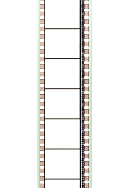 35mm film filmový pás s soundtrack a prázdné rámečky — Stock fotografie