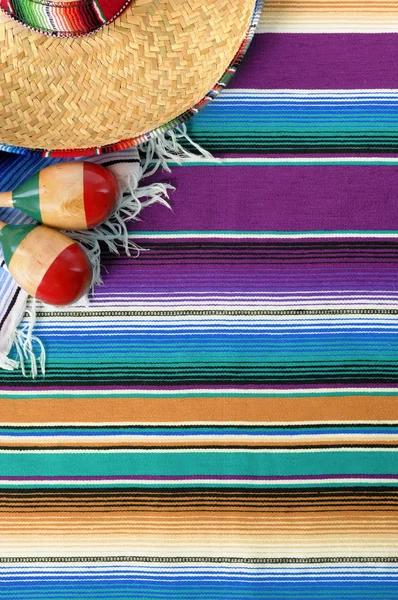 Mexico cinco de mayo achtergrond Mexicaanse sombrero — Stockfoto