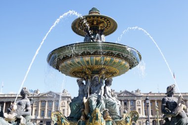 Place de la Concorde, Paris ünlü çeşme
