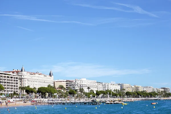Cannes beach France — Stock Photo, Image